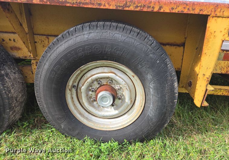 image for item DU2588 2002 Belshe WB-12 equipment trailer