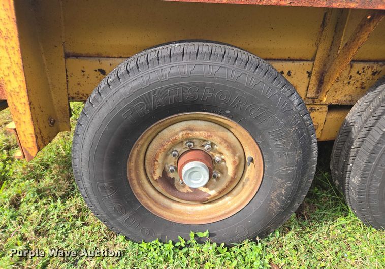 image for item DU2588 2002 Belshe WB-12 equipment trailer