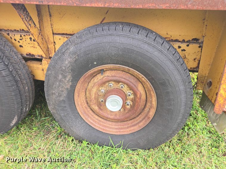 image for item DU2588 2002 Belshe WB-12 equipment trailer