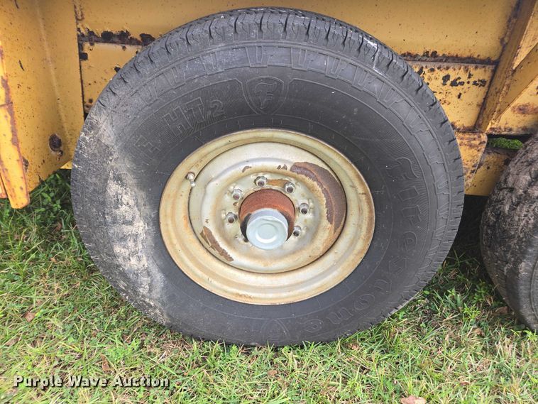 image for item DU2588 2002 Belshe WB-12 equipment trailer