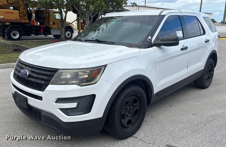 image for item DU2616 2017 Ford Explorer Police Interceptor SUV