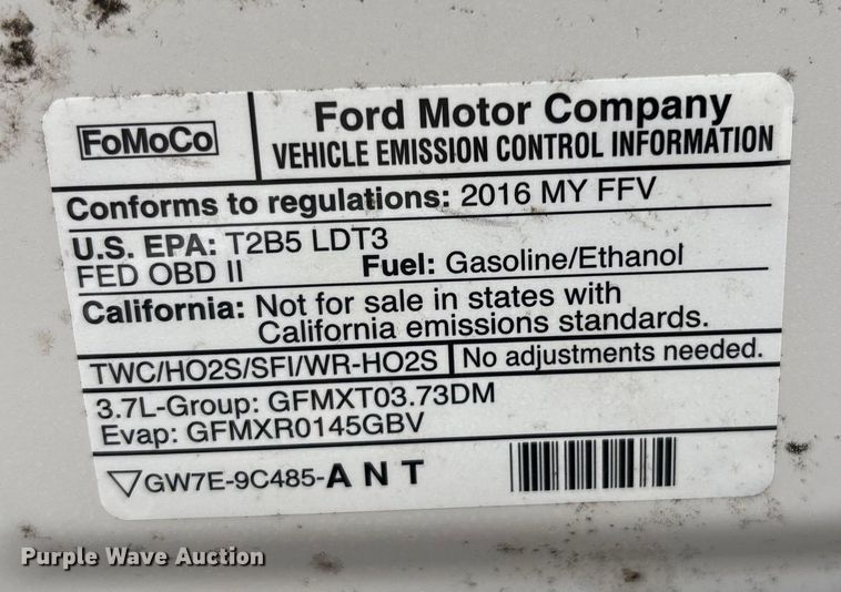 image for item DU2617 2016 Ford Explorer Police Interceptor SUV