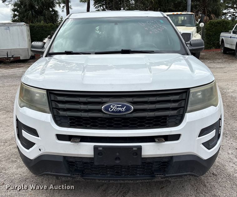 image for item DU2618 2016 Ford Explorer Police Interceptor SUV