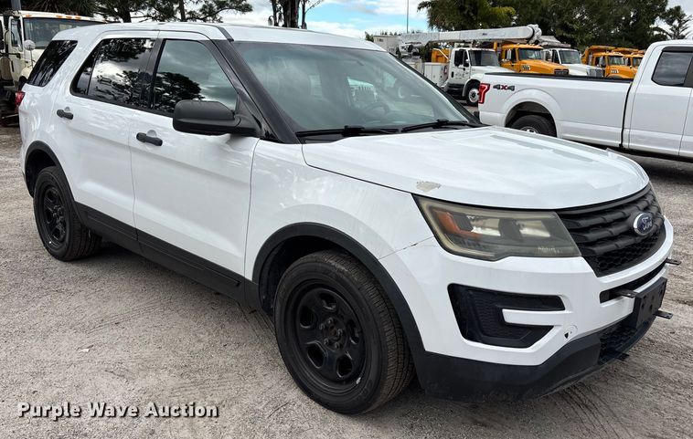 image for item DU2618 2016 Ford Explorer Police Interceptor SUV