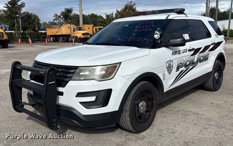 image for item DU2620 2016 Ford Explorer Police Interceptor SUV