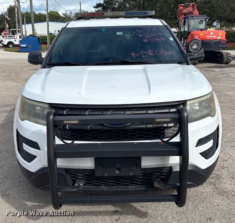 image for item DU2620 2016 Ford Explorer Police Interceptor SUV