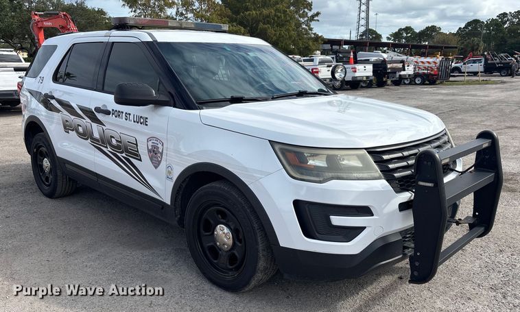 image for item DU2620 2016 Ford Explorer Police Interceptor SUV