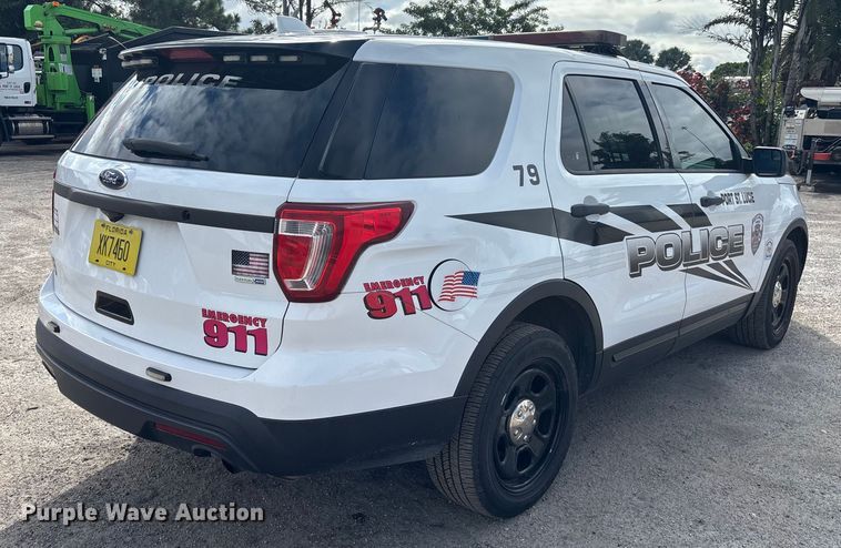 image for item DU2620 2016 Ford Explorer Police Interceptor SUV