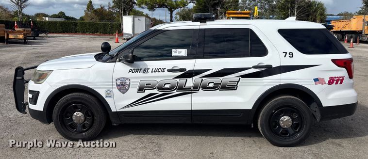 image for item DU2620 2016 Ford Explorer Police Interceptor SUV