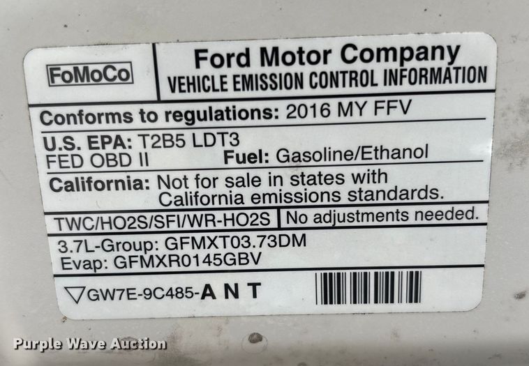 image for item DU2620 2016 Ford Explorer Police Interceptor SUV