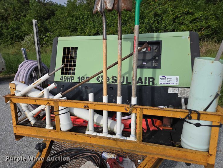 image for item DU2621 Sullair 185 air compressor