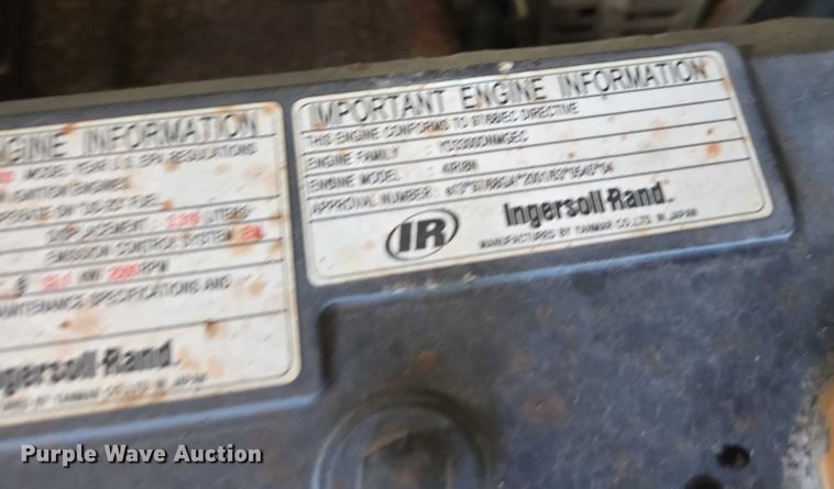 image for item DU2623 2004 Ingersol Rand P185WIR air compressor