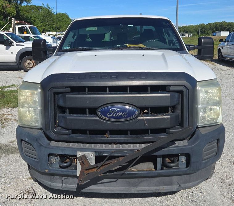 image for item DU2638 2015 Ford F250 Super Duty XL Ext. Cab utility bed pickup truck