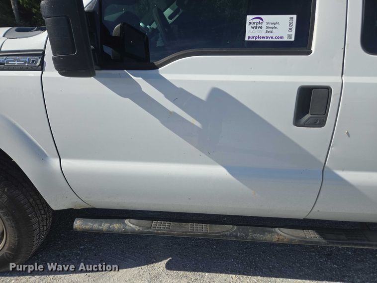 image for item DU2638 2015 Ford F250 Super Duty XL Ext. Cab utility bed pickup truck