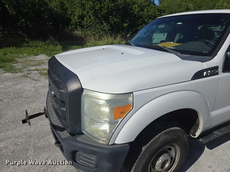 image for item DU2638 2015 Ford F250 Super Duty XL Ext. Cab utility bed pickup truck