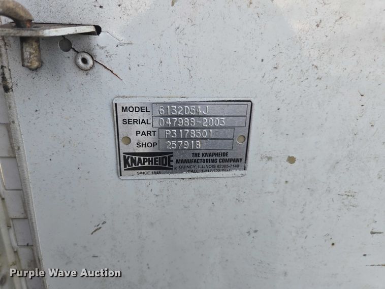 image for item DU2652 2003 Ford F450 Super Duty utility bed pickup truck