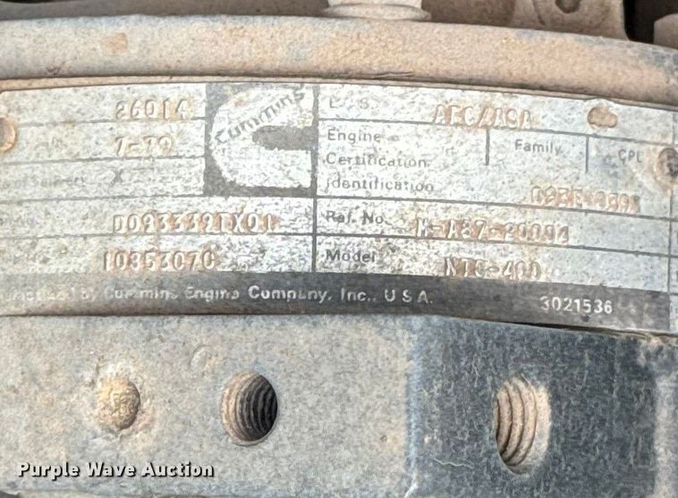 image for item DW5204 1974 AM General M916 semi truck