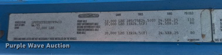 image for item DW5209 1995 Freightliner FLD120 oil distributor truck