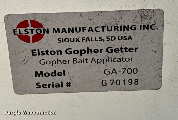 image for item DW5210 Elston GA-700 Gopher bait applicator