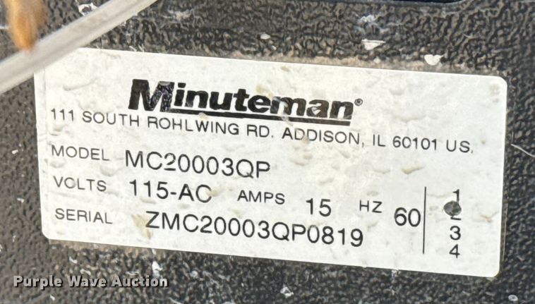 image for item DW5220 Minuteman MC20003QP floor scrubber