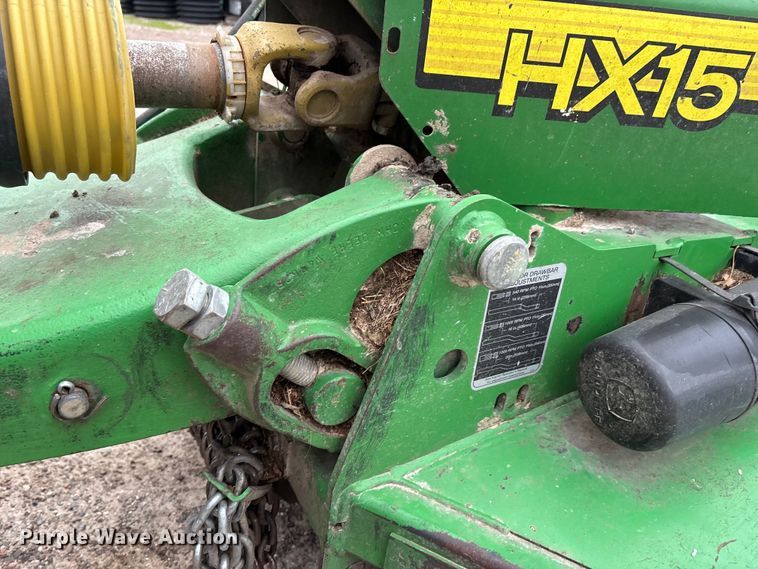 image for item DW7360 2016 John Deere HX15 batwing rotary mower