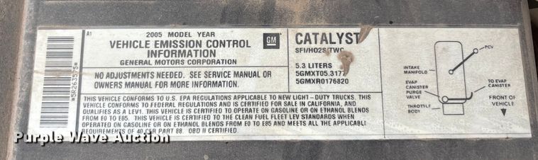 image for item EA7652 2005 Chevrolet Tahoe SUV