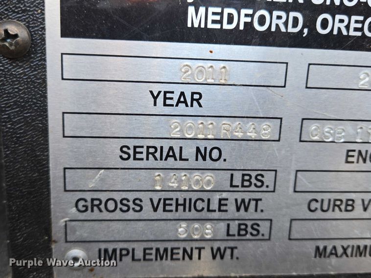 image for item EB1206 2011 Tucker Sno-Cat 2000D1-26-6 trail groomer