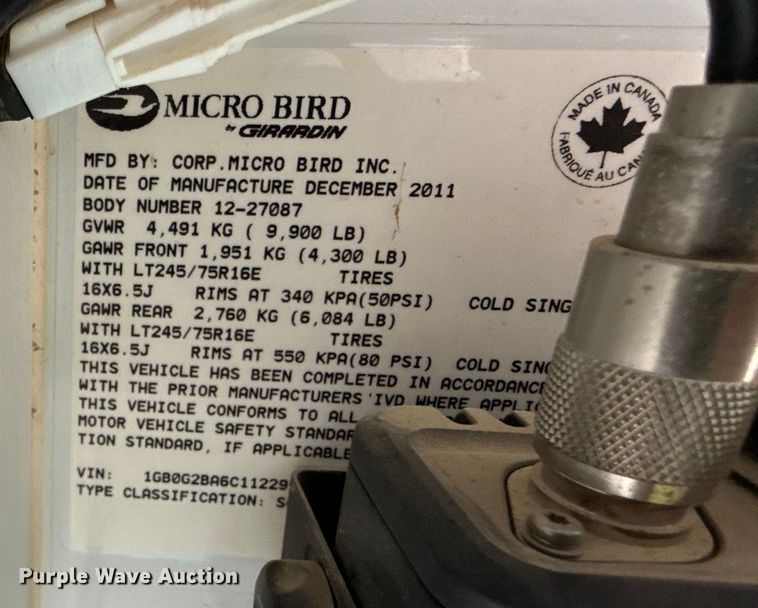 image for item EC4517 2012 Chevrolet Express school bus