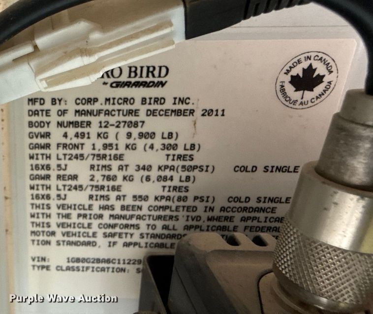 image for item EC4517 2012 Chevrolet Express school bus