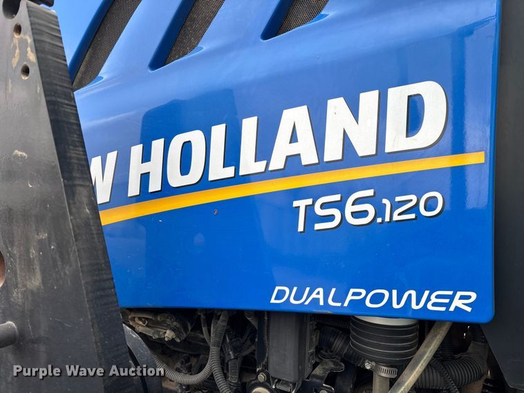 image for item ED2459 2015 New Holland TS6.120 MFWD tractor