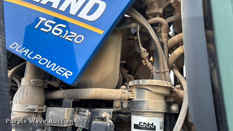 image for item ED2459 2015 New Holland TS6.120 MFWD tractor