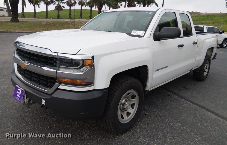 image for item EE5085 2017 Chevrolet Silverado 1500 Ext. Cab pickup truck