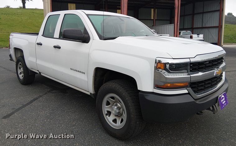 image for item EE5085 2017 Chevrolet Silverado 1500 Ext. Cab pickup truck