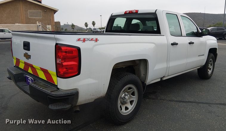 image for item EE5085 2017 Chevrolet Silverado 1500 Ext. Cab pickup truck