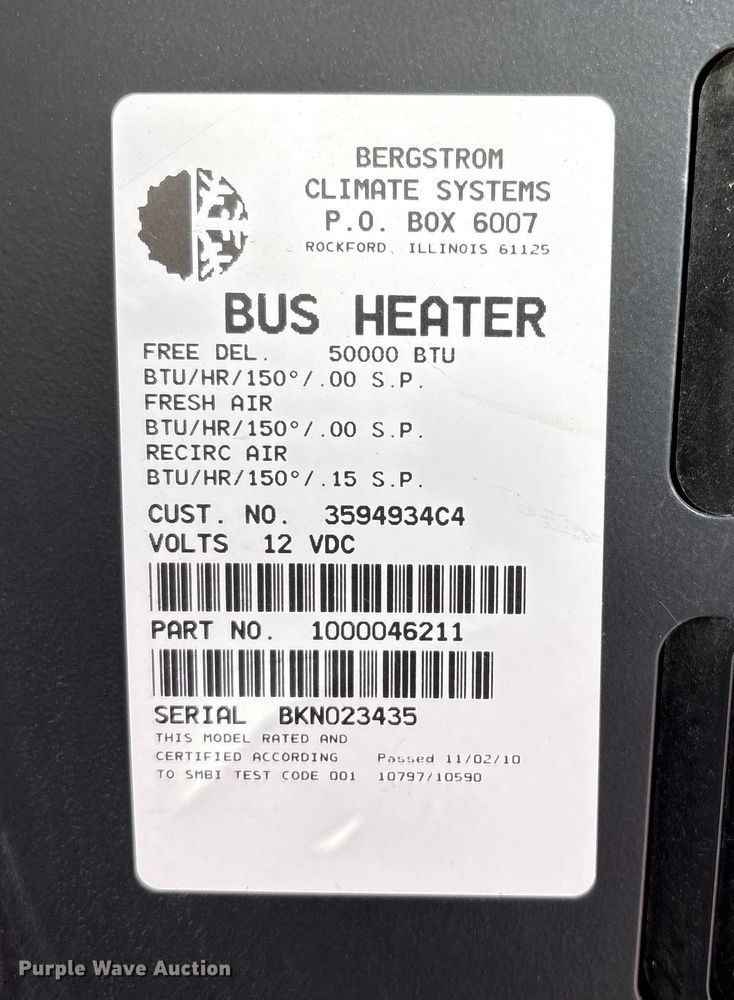 image for item EI5676 2012 IC PB105 school bus