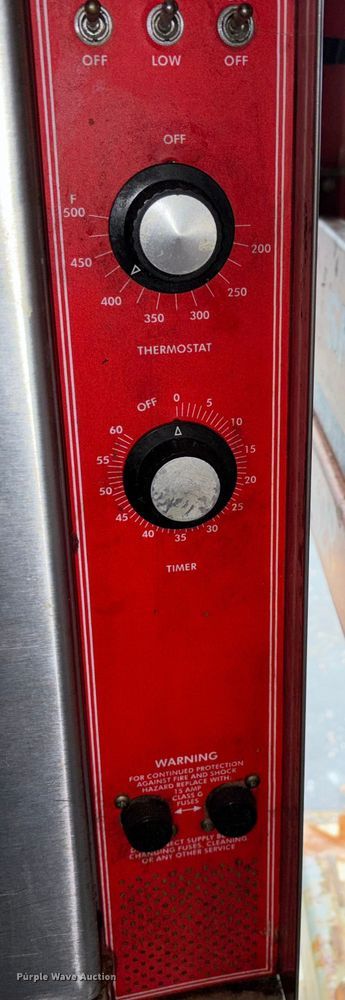 image for item EJ7772 Vulcan convection oven