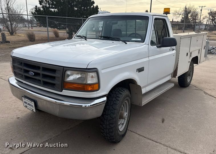 image for item EP2745 1994 Ford F250 utility bed pickup truck