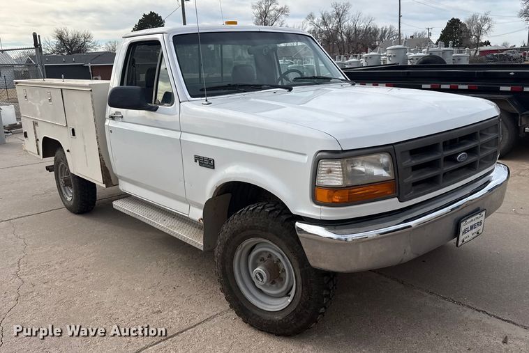 image for item EP2745 1994 Ford F250 utility bed pickup truck
