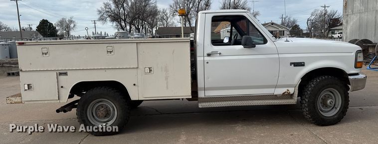 image for item EP2745 1994 Ford F250 utility bed pickup truck