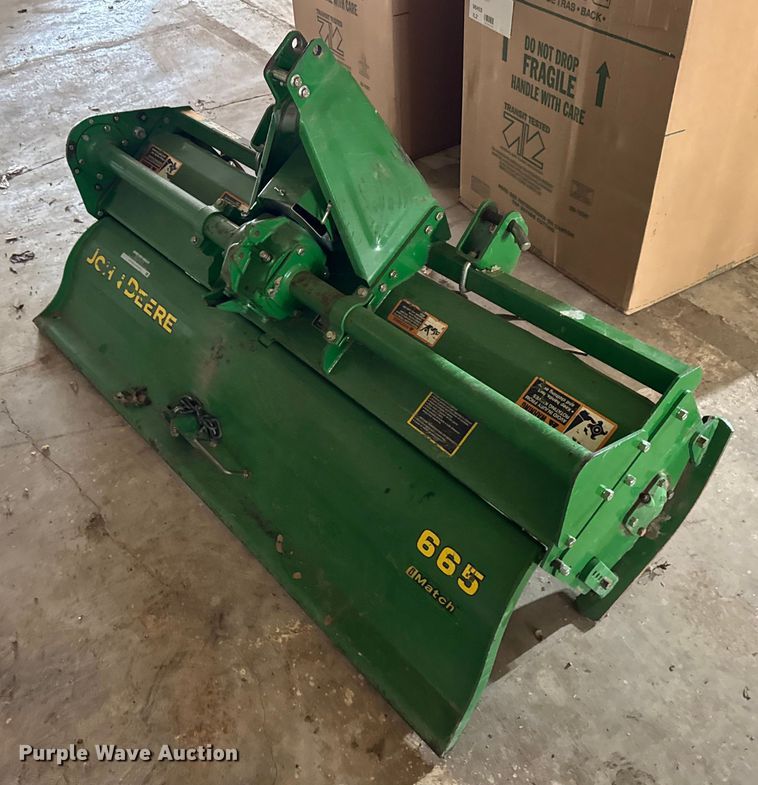 image for item ER0350 John Deere 665 tiller