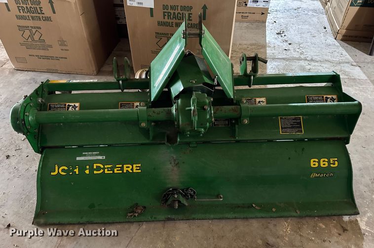 image for item ER0350 John Deere 665 tiller