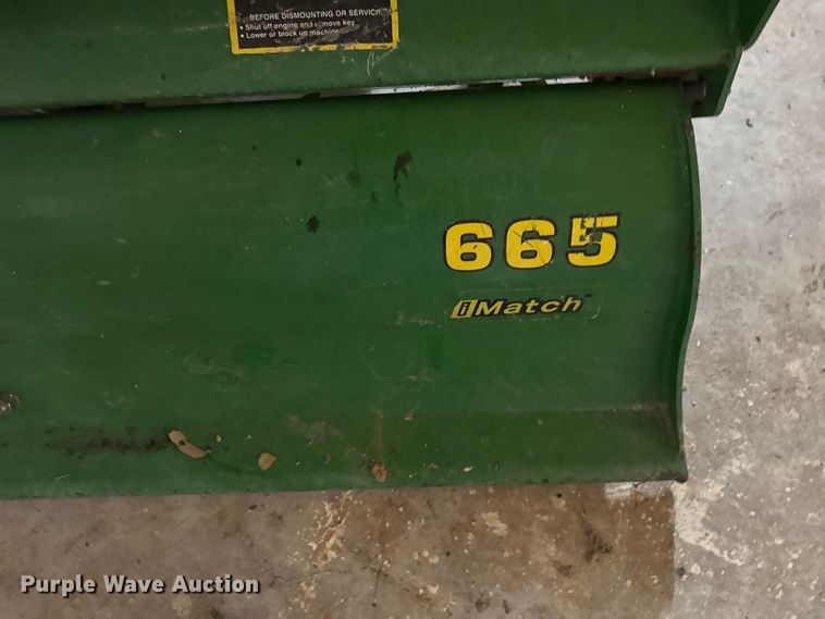 image for item ER0350 John Deere 665 tiller