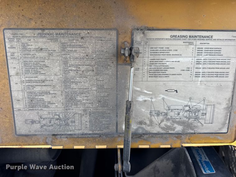 image for item ER0365 1998 John Deere 310E backhoe