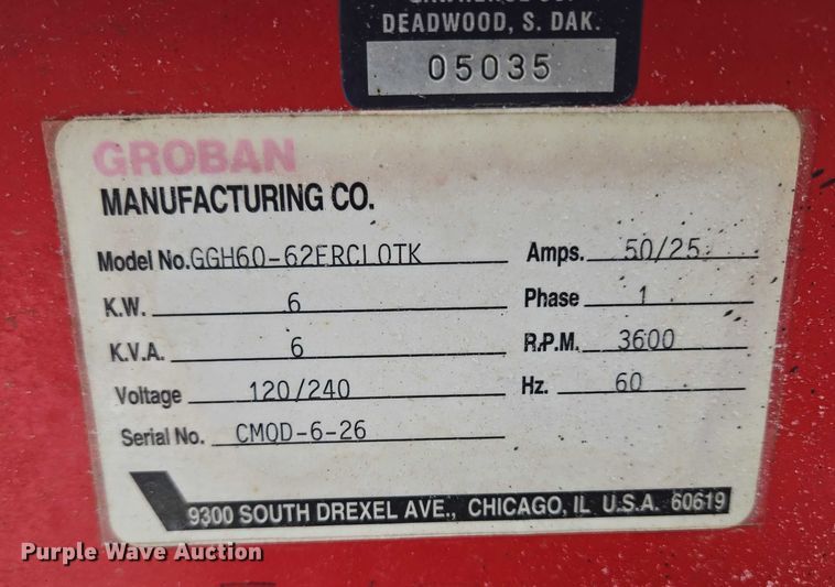 image for item ES2569 Shop built light plant