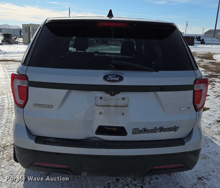 image for item ES2631 2018 Ford Explorer Police Interceptor SUV