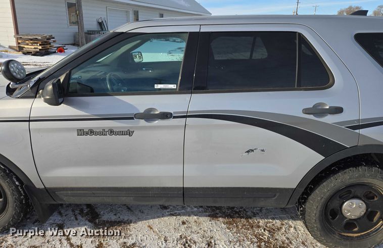 image for item ES2631 2018 Ford Explorer Police Interceptor SUV