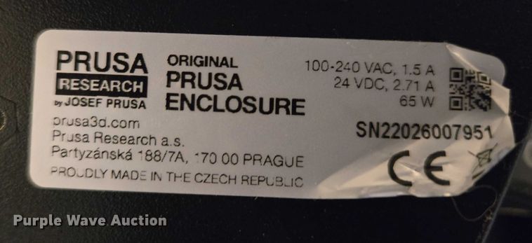 image for item ES2641 Prusa i3 MK3 3D printer