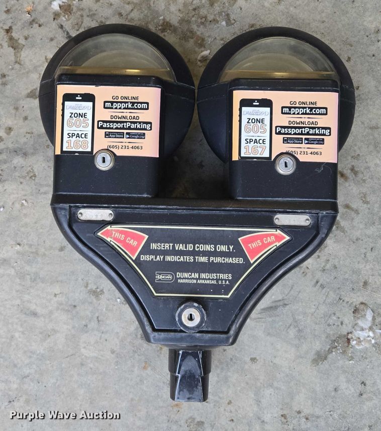 image for item ES2654 Duncan Industries parking meters