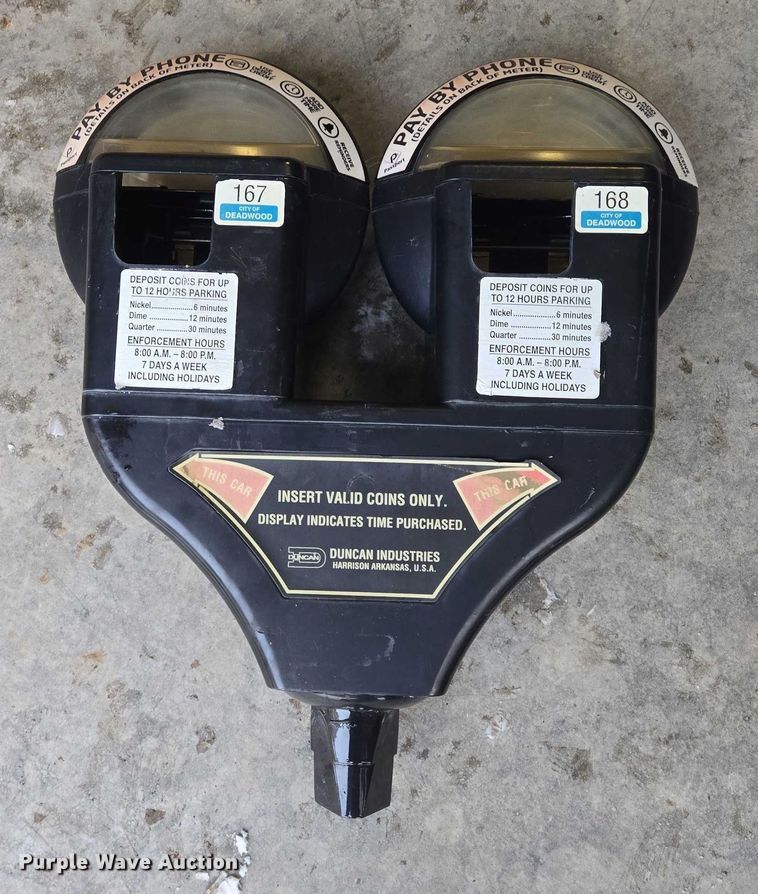image for item ES2654 Duncan Industries parking meters