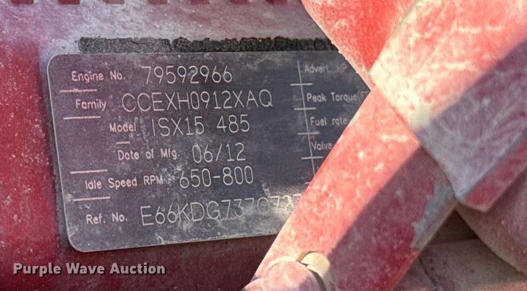 image for item ES5555 2013 Peterbilt 388 dump truck